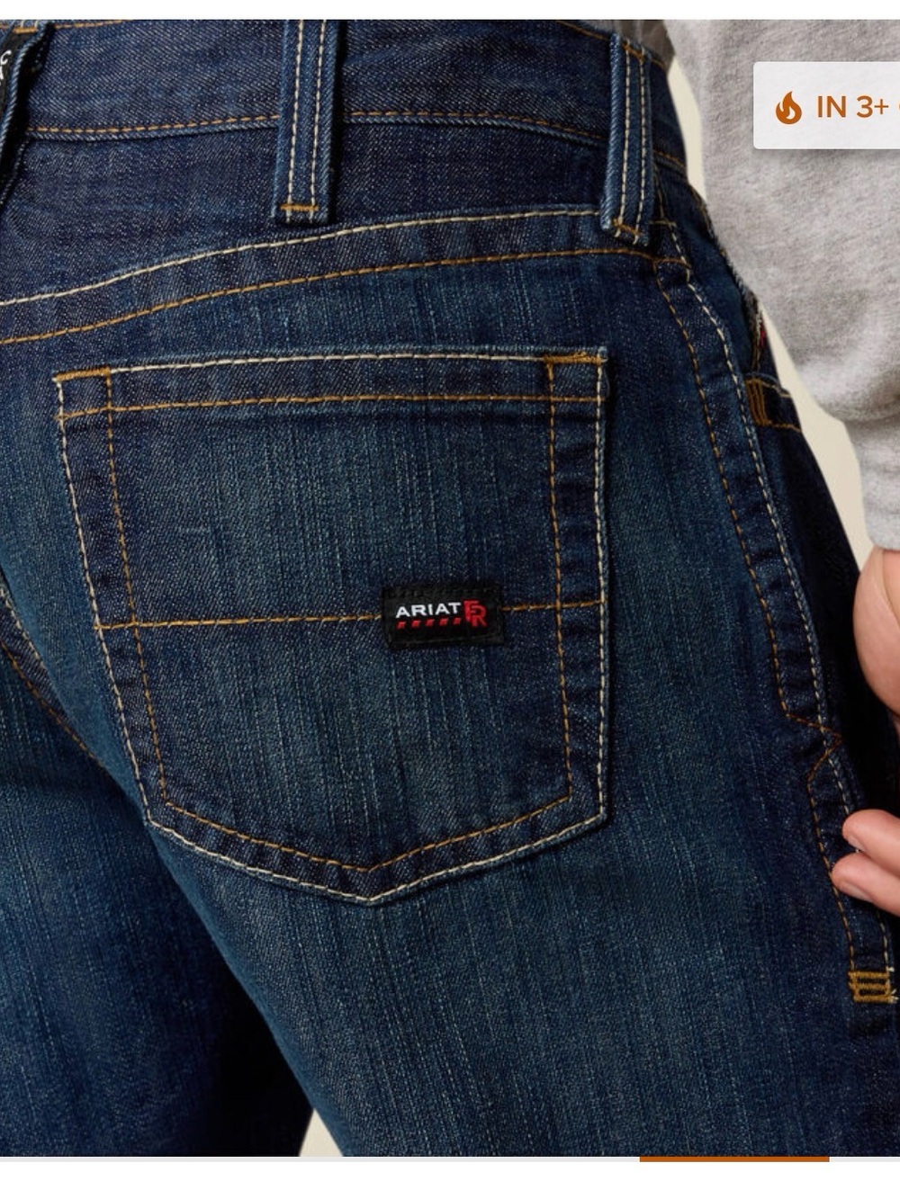 Ariat Fr M3 Loose Basic Stackable Straight Leg Jean View 4